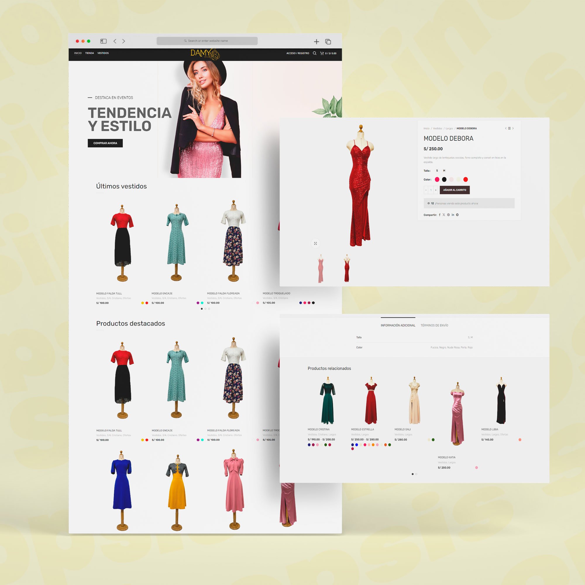 web-ecommerce-para-damy-store
